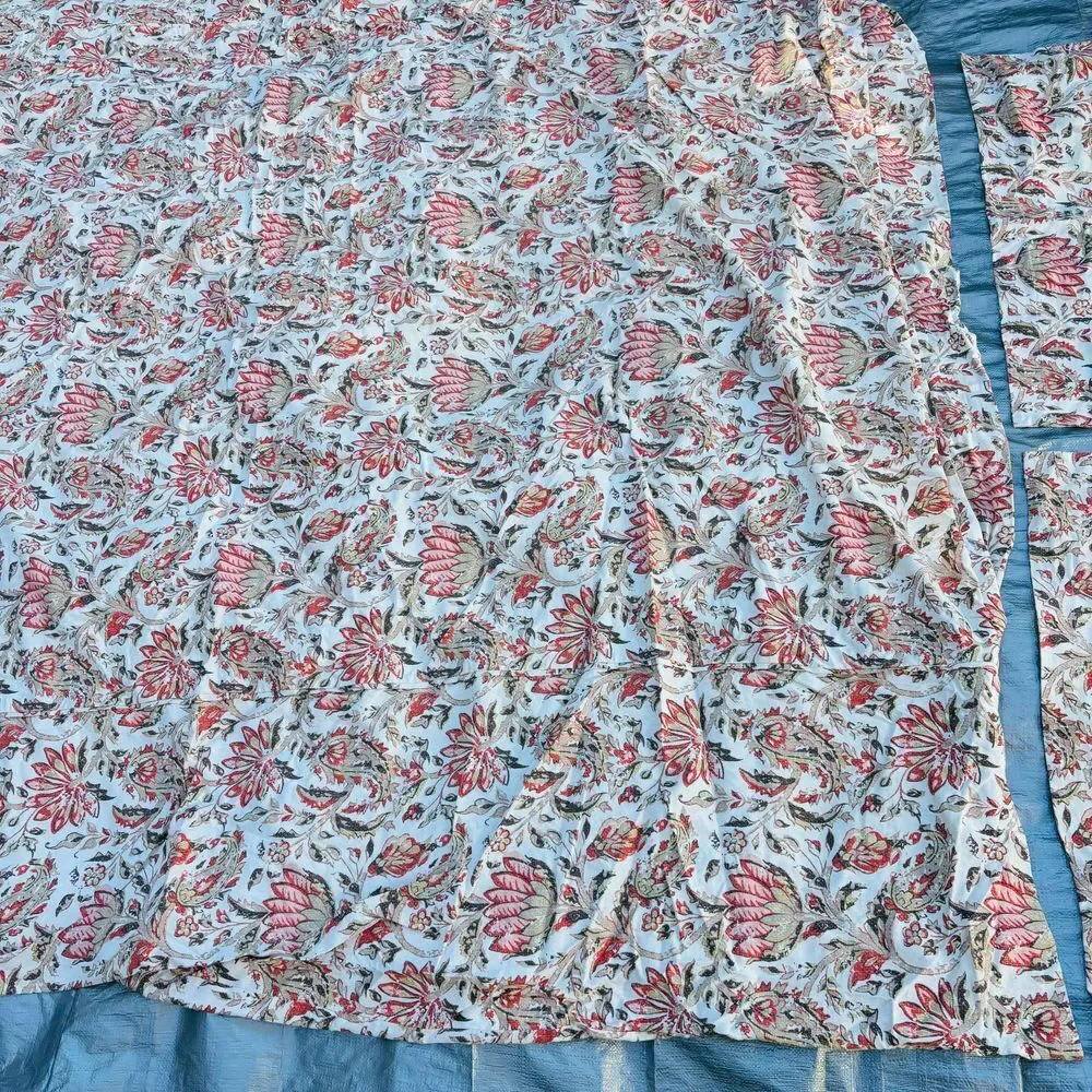 Pottery Barn Octavia Flora F/Q Duvet Cover and 2‎ Std Shams Fall Autumn Boho
